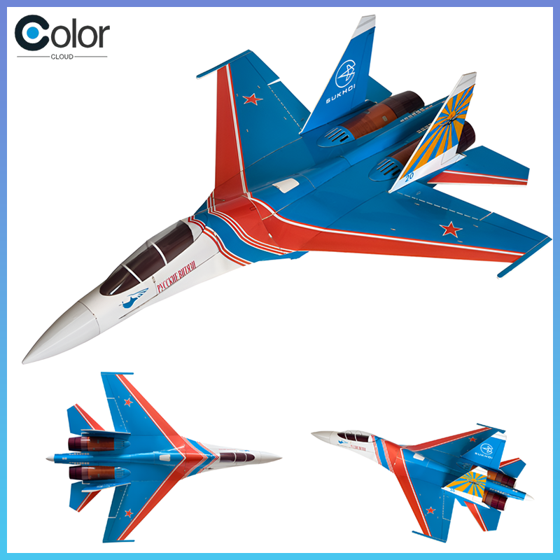 Model Kit Helicopter - Aereo RC Su-27 con Ventola Intubata,