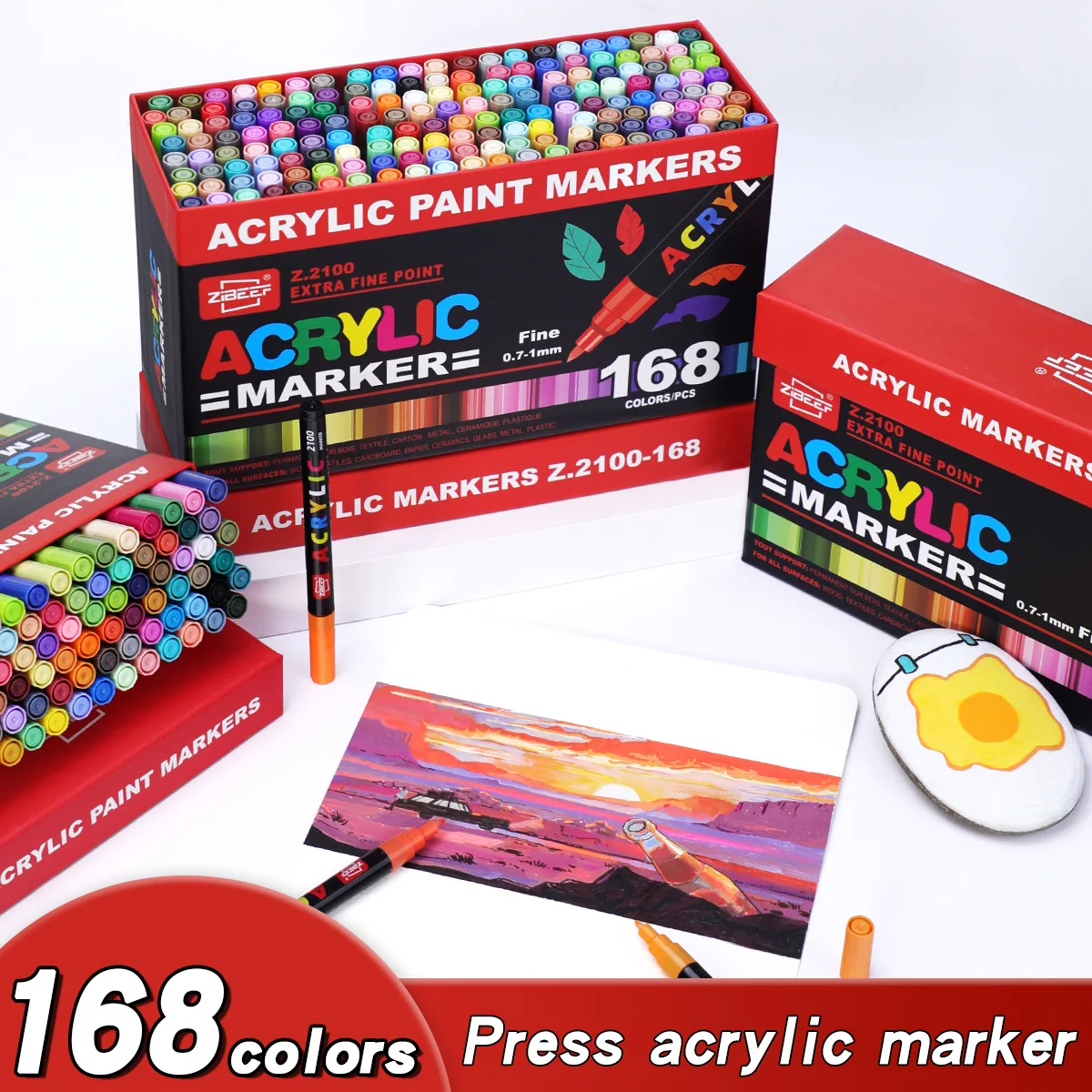 Set di 36-240 Pennarelli Acril - Metallic Paint Set recensione e prezzo