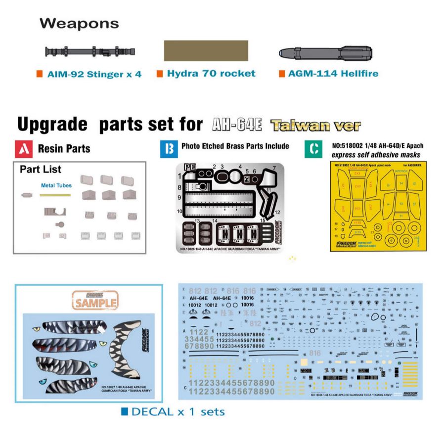 FREEDOM F18027 1/48 AH-64E Apa - Model Kit Helicopter recensione e prezzo
