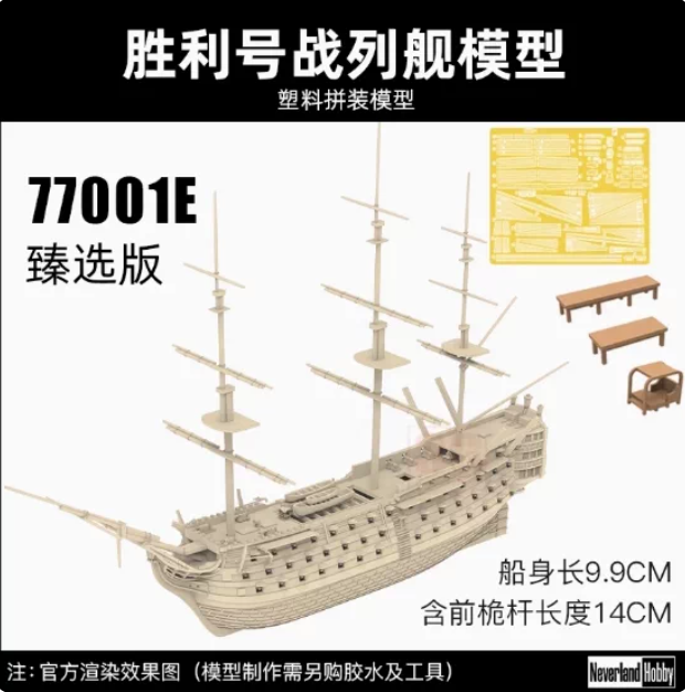 1/700 HMS Victory con interni  - Model Kit Hms Victory recensione e prezzo